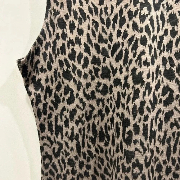 Nine West Animal Print Cap Sleeve Dress size large - Picture 3 of 6